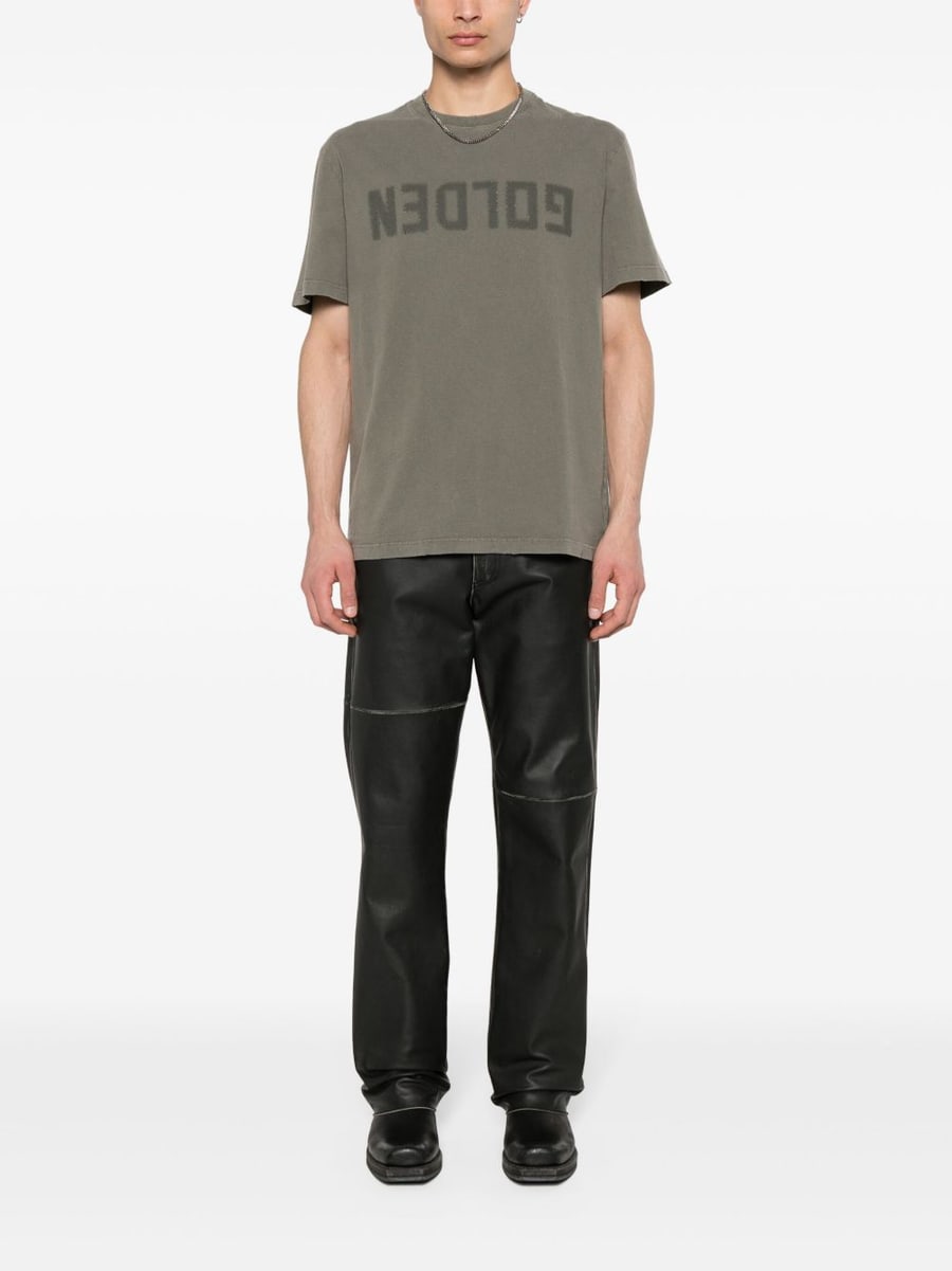 Golden Goose T-shirt girocollo con stampa, view 2