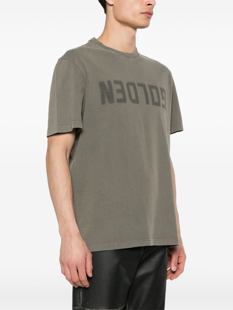 Golden Goose T-shirt girocollo con stampa, view 5