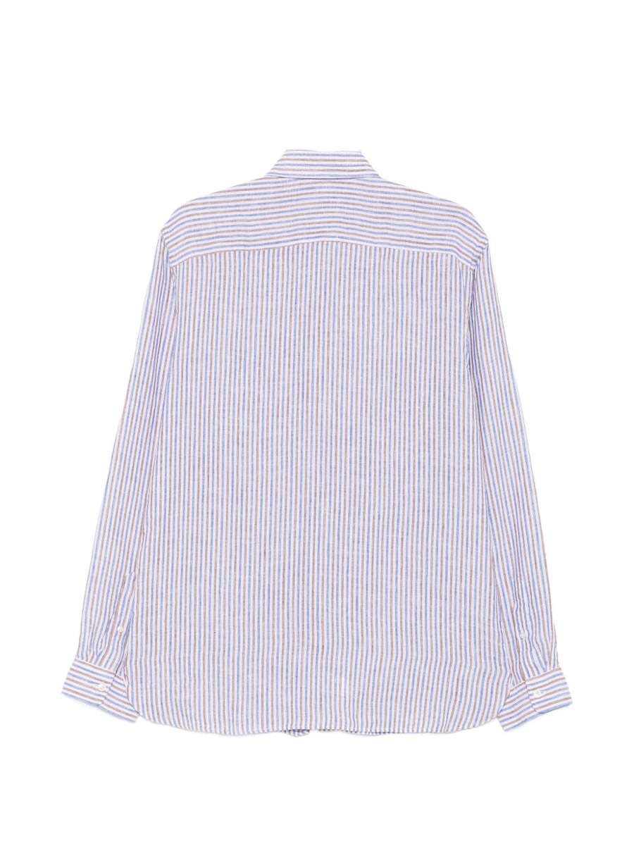 XACUS Camicia a righe in lino, view 2