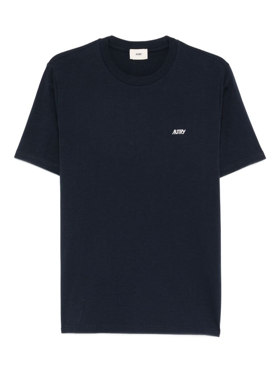 Autry T-shirt in cotone blu