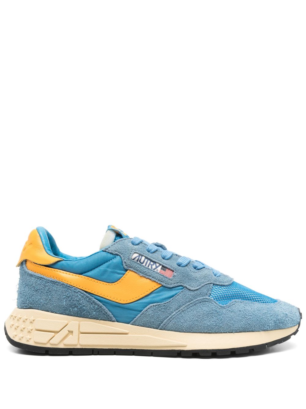 Autry Sneakers Reelwind celeste con camoscio