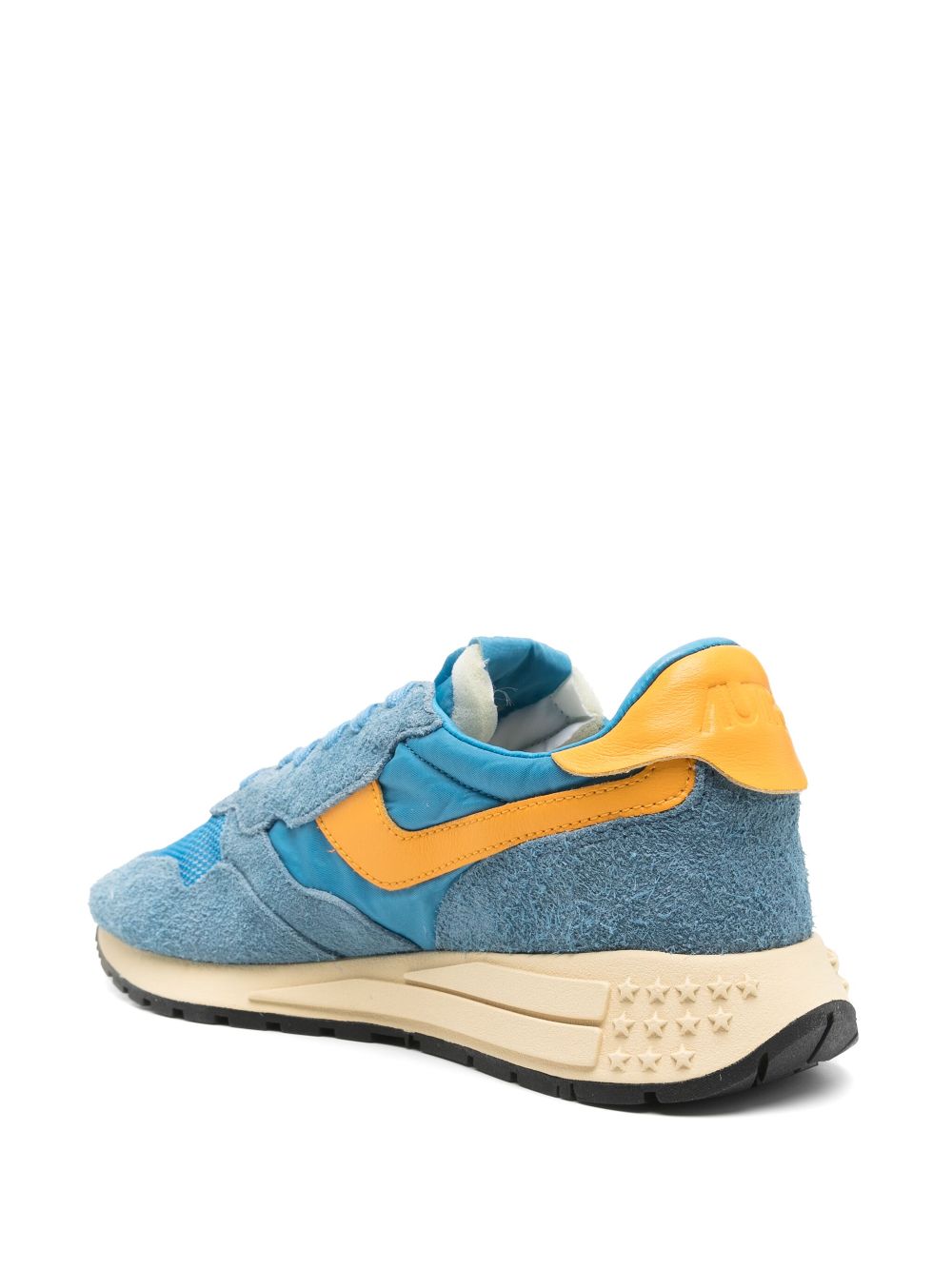 Autry Sneakers Reelwind celeste con camoscio, view 2