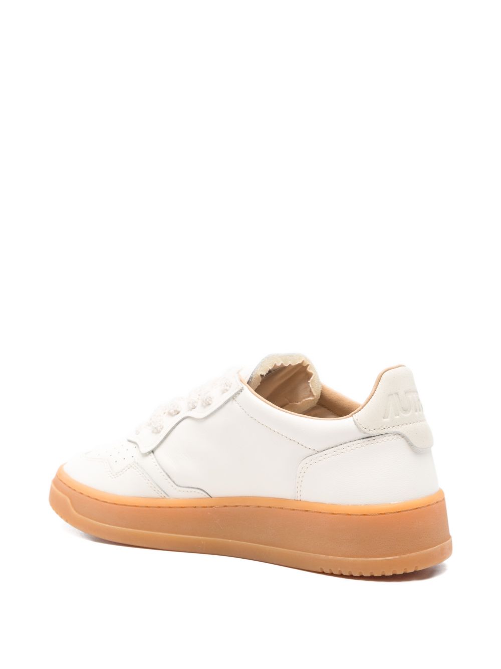 Autry Sneakers Medalist bianche con suola marrone, view 2