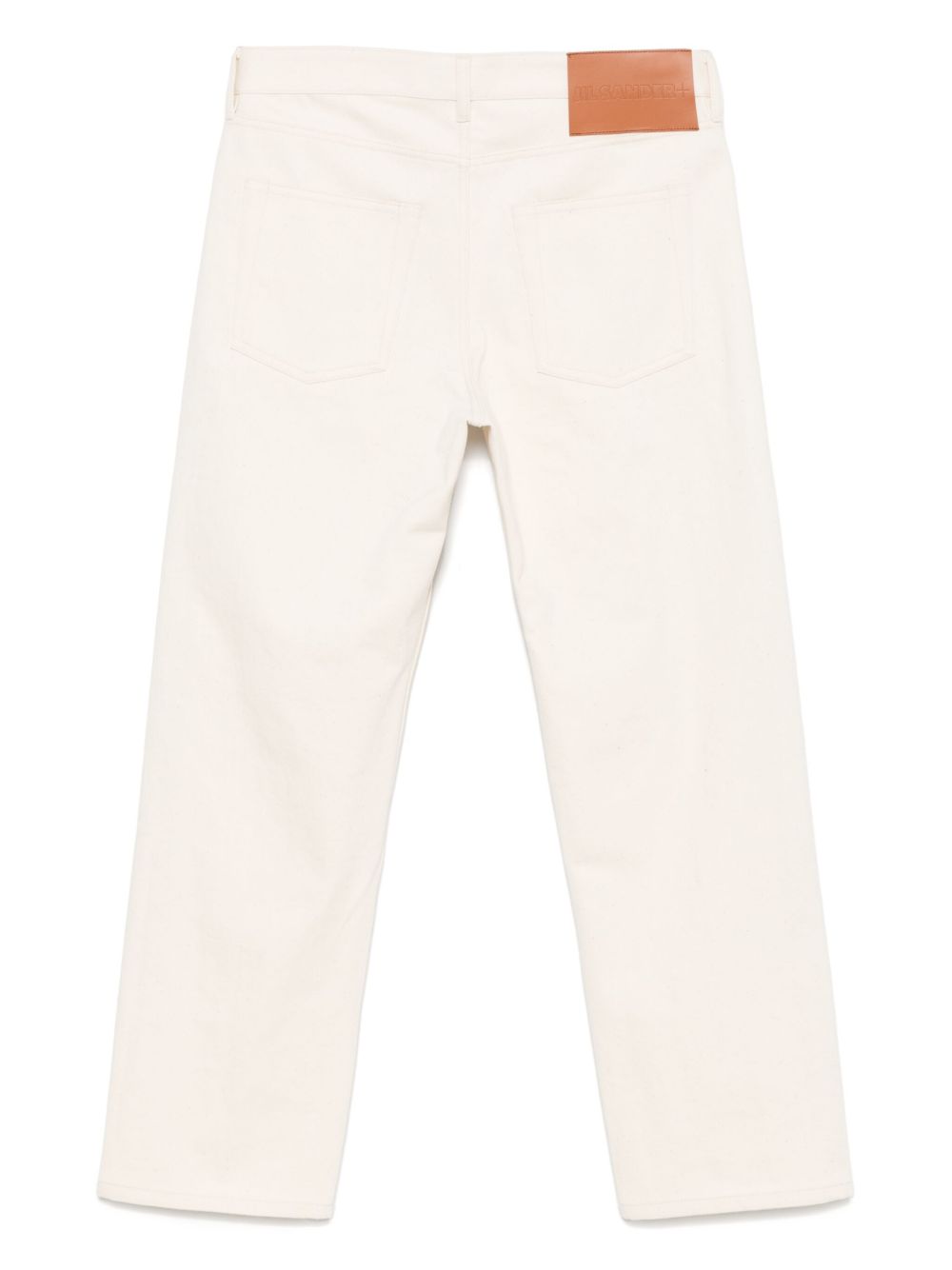 Jil Sander Jeans denim in cotone beige, view 2