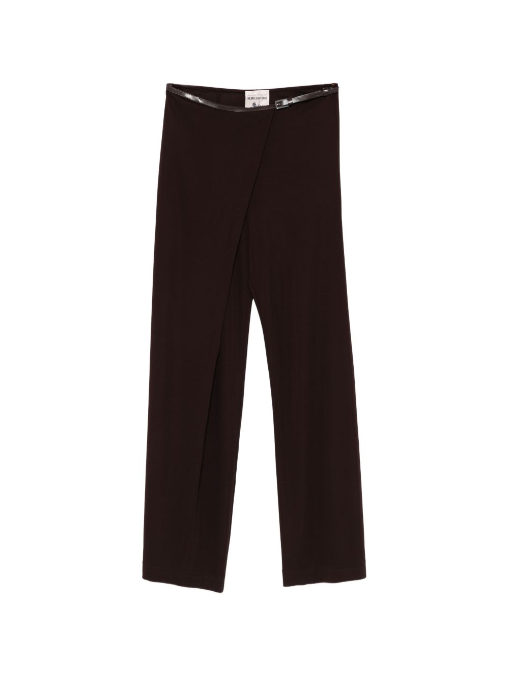 SEMICOUTURE Pantaloni marroni casual