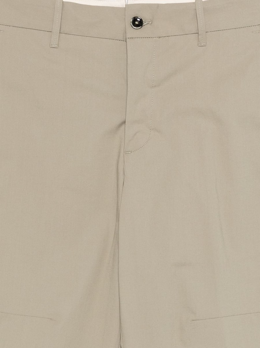 NINE IN THE MORNING Pantaloni Franco in lana misto lino, view 3