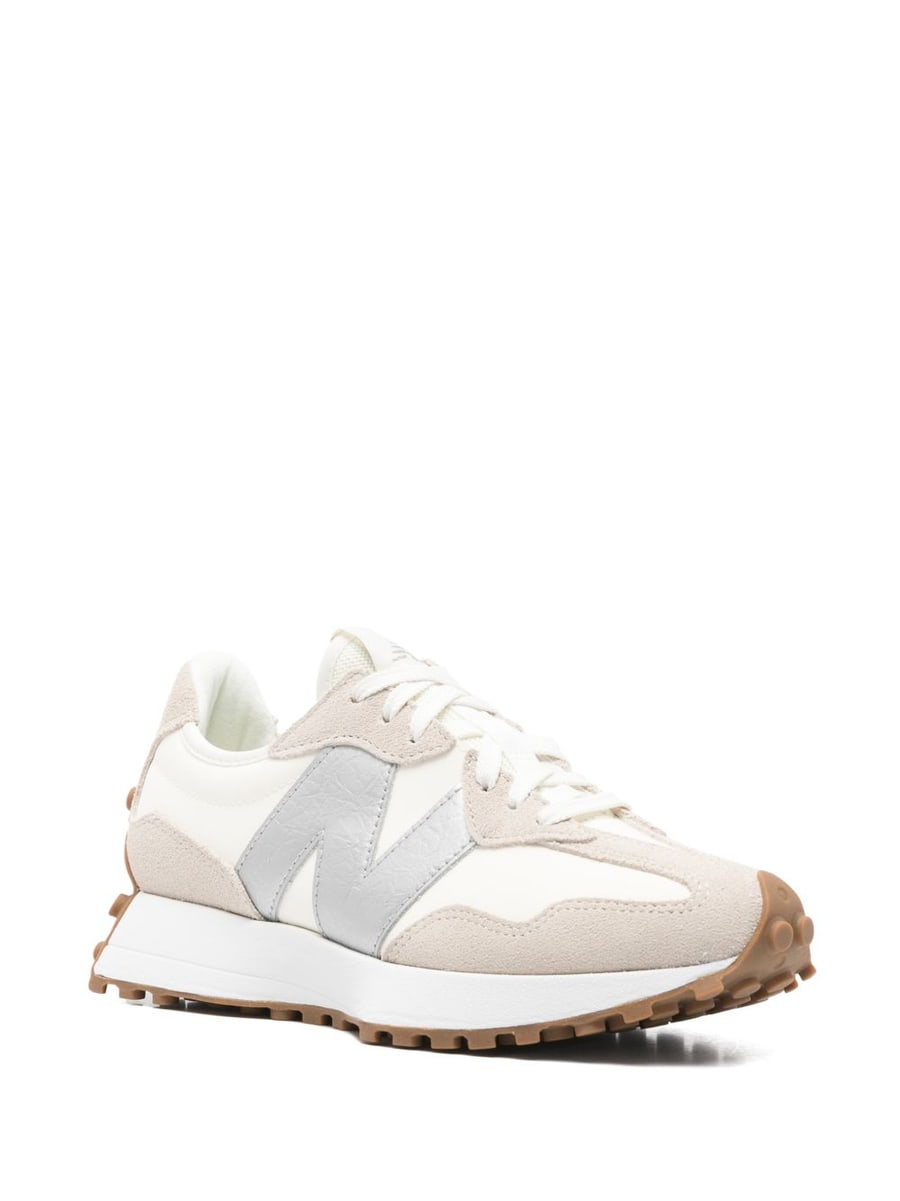 New Balance Sneakers beige e argentate, view 4
