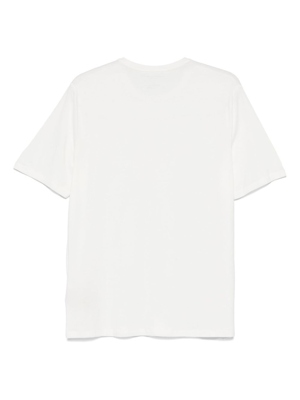 MAJESTIC FILATURES T-shirt bianca girocollo, view 2
