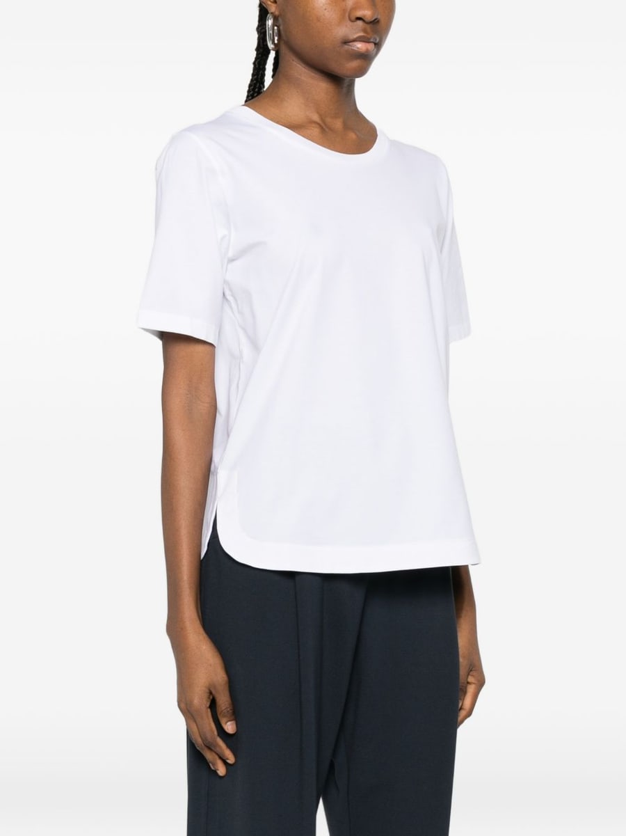 Herno T-shirt bianca a mezza manica, view 3