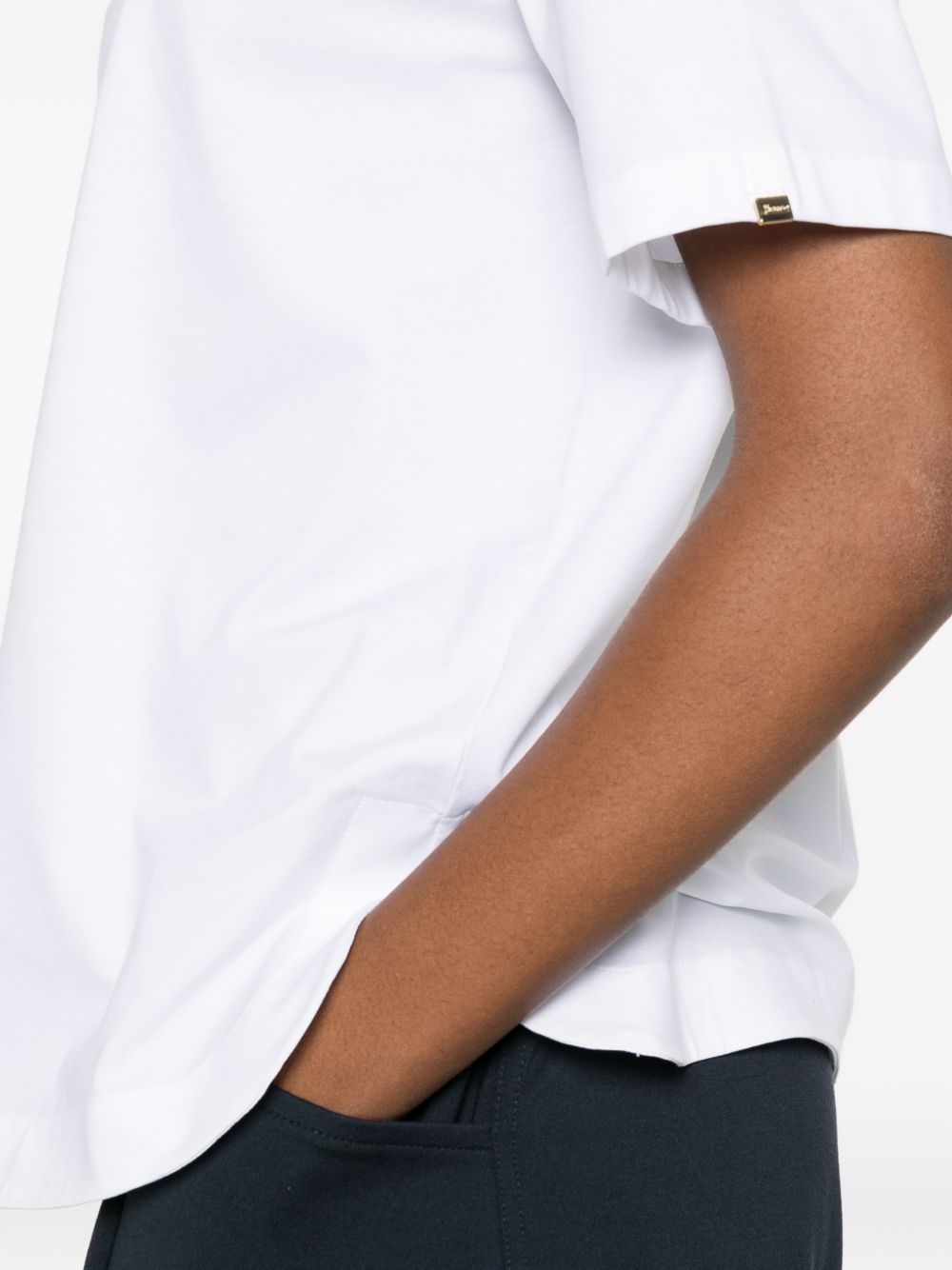 Herno T-shirt bianca a mezza manica, view 2