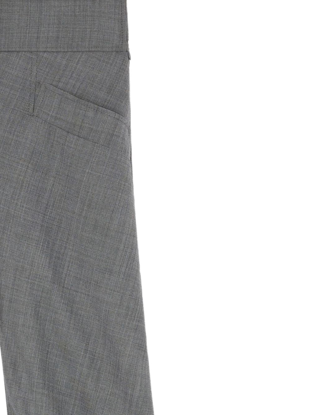 Ganni Pantaloni grigi drappeggiati, view 2