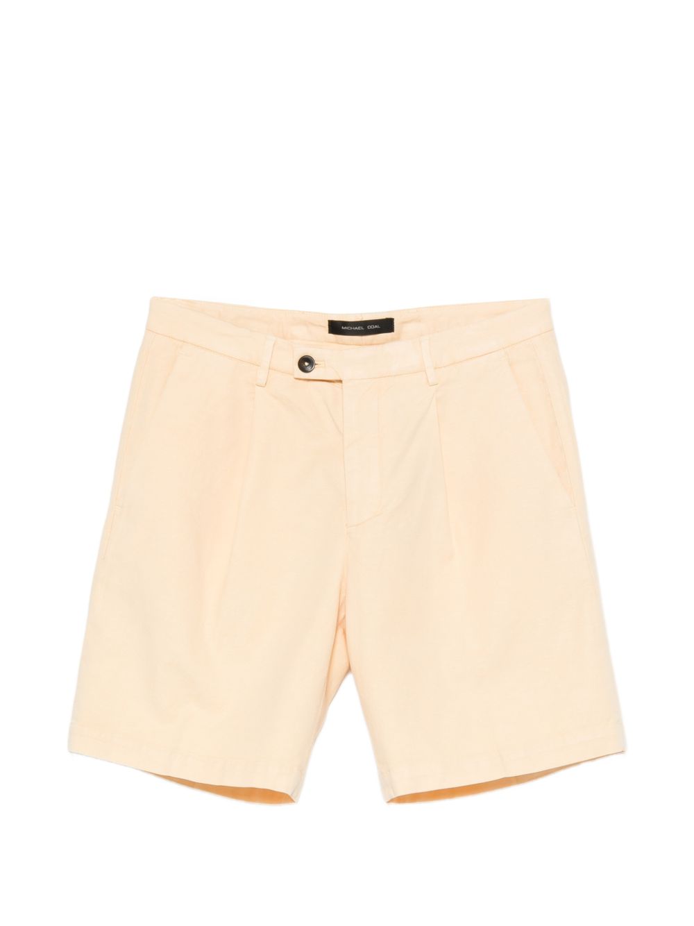 MICHAEL COAL Pantaloni corti giallo burro con tasche
