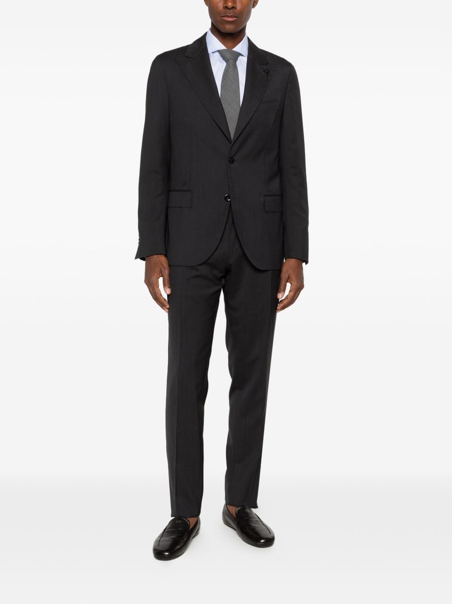 LARDINI Completo elegante nero, view 5