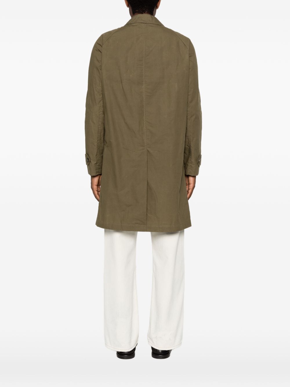 L IMPERMEABILE Trench impermeabile New Dean Wax Coat marrone, view 2
