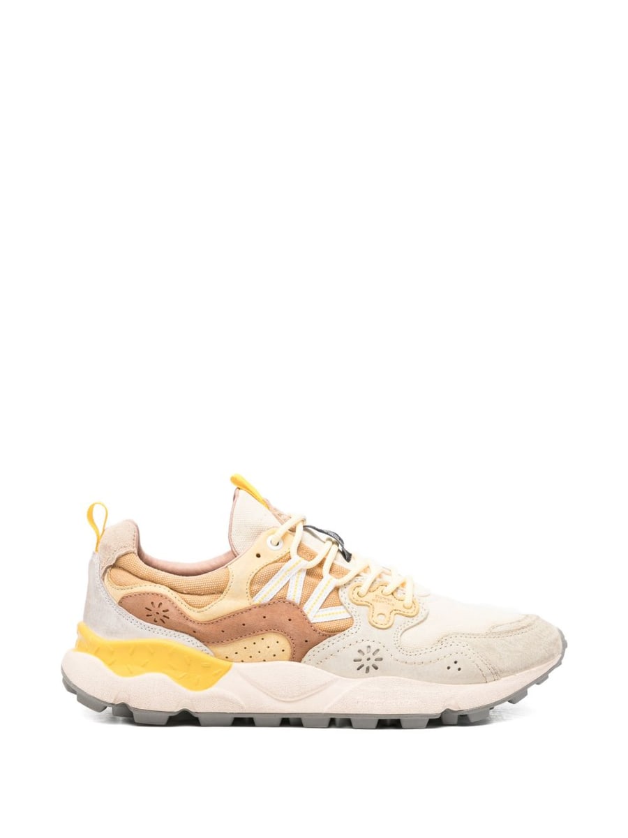 FLOWER MOUNTAIN Sneakers multicolore beige e marrone