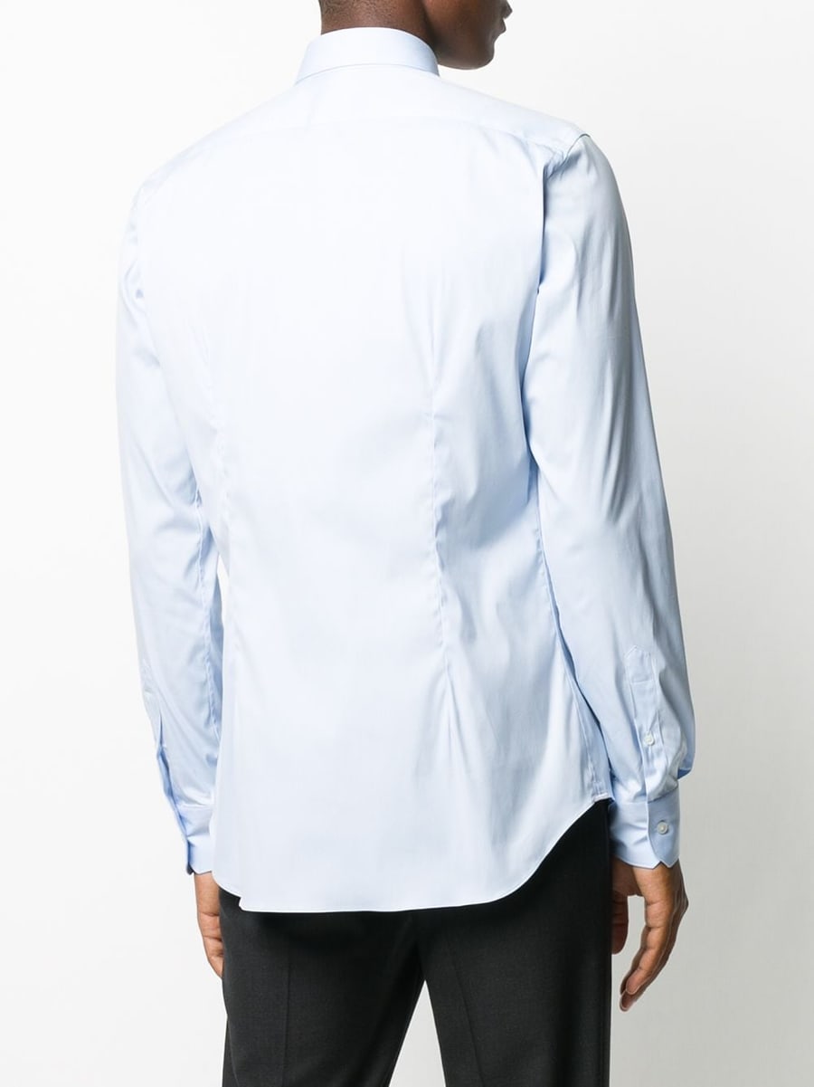 XACUS Camicia slim fit in cotone, view 4