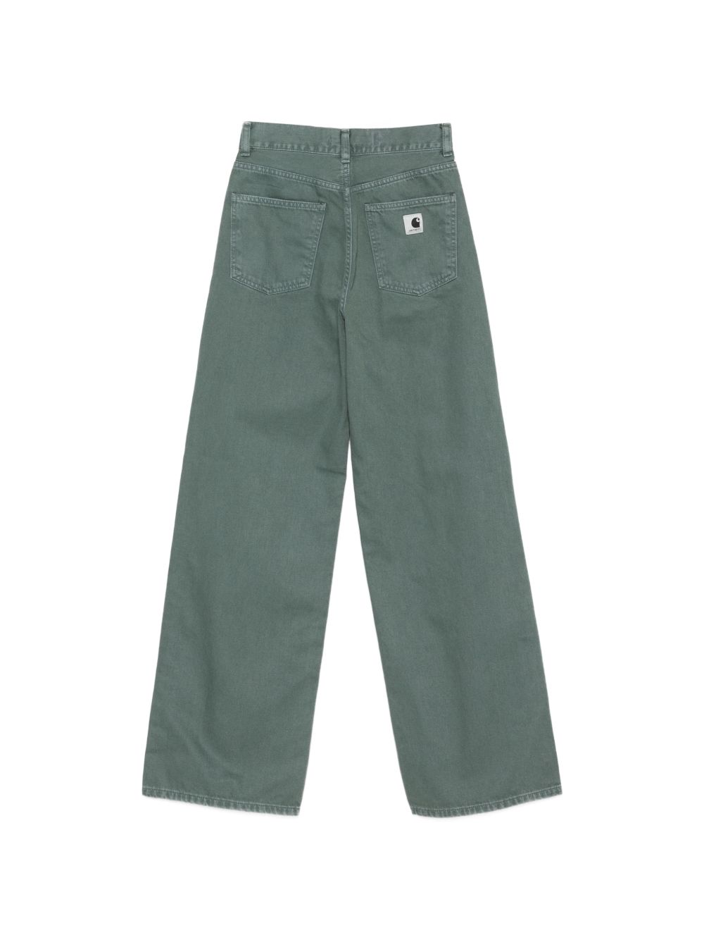 Carhartt WIP Pantaloni verde scuro con tasche laterali, view 2