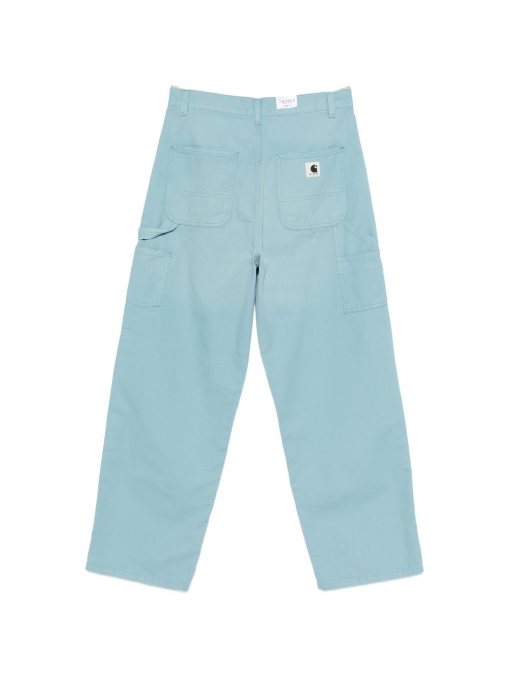 Carhartt WIP Pantaloni celesti con tasche, view 2
