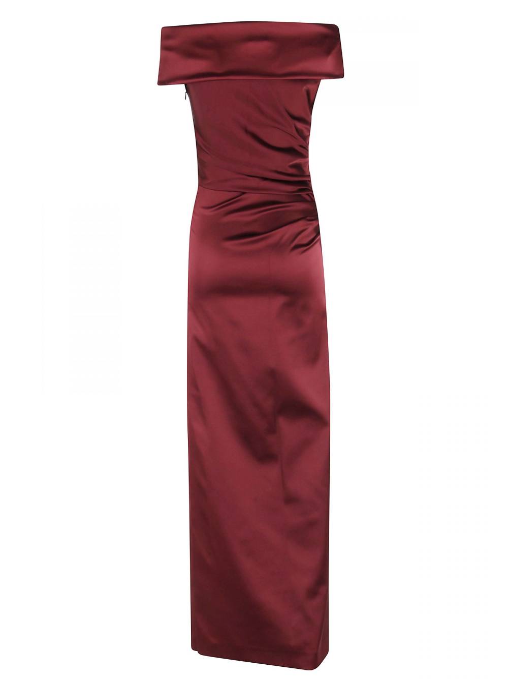 Max Mara Pianoforte Abito elegante Opaco rosso scuro, view 2