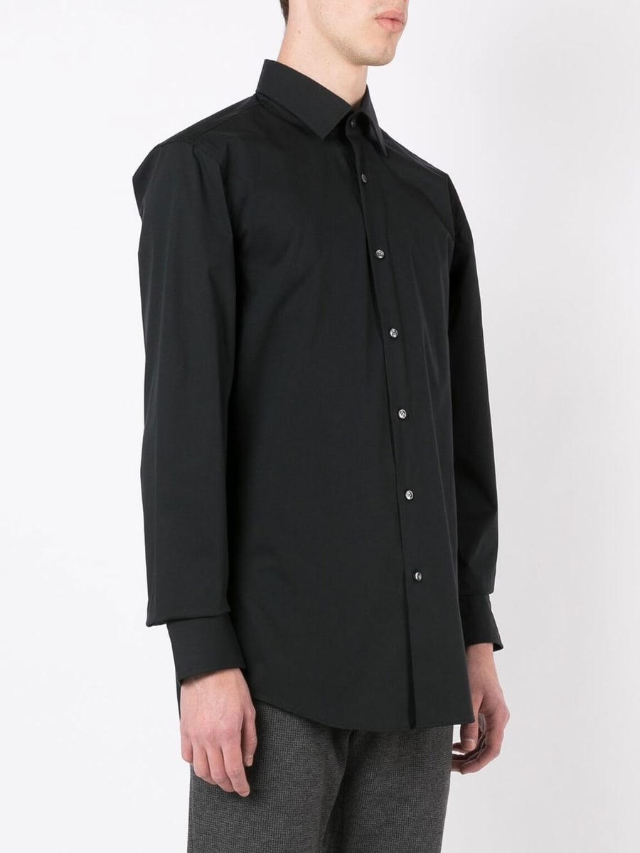Boss Camicia H Hank in cotone elasticizzato, view 2