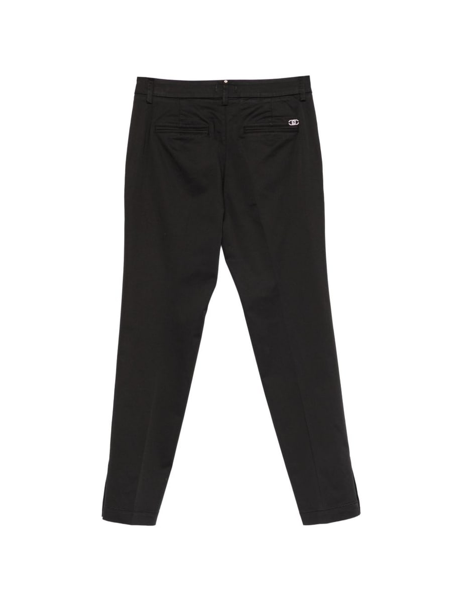 LIUJO Pantaloni classici neri, view 2