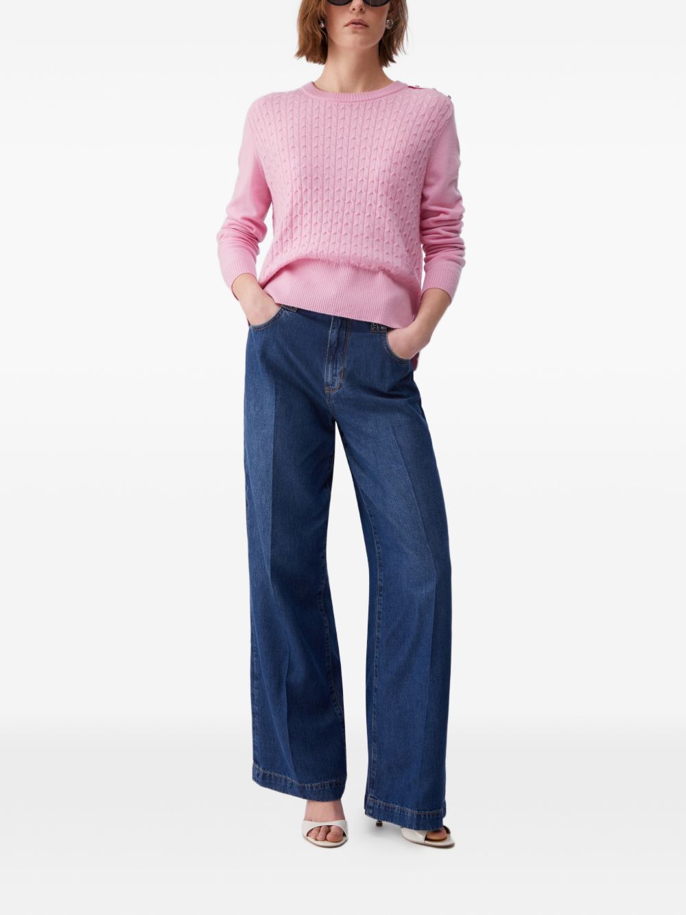 LIUJO Jeans con effetto wash blu, view 2