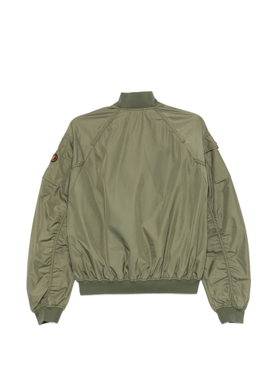 SAVE THE DUCK Bomber Lil verde militare, view 3