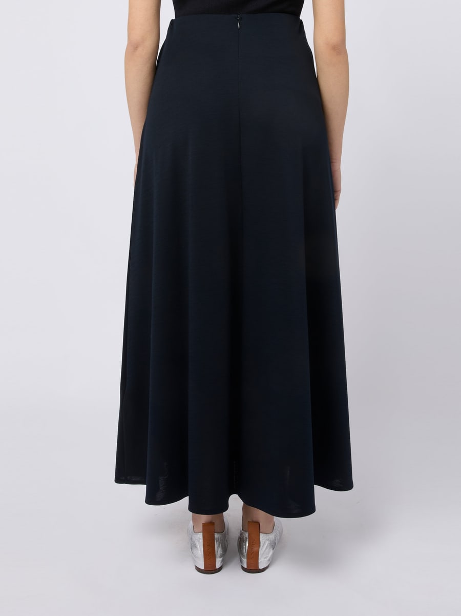 Max Mara Gonna lunga Stille elegante e fluida nero, view 4