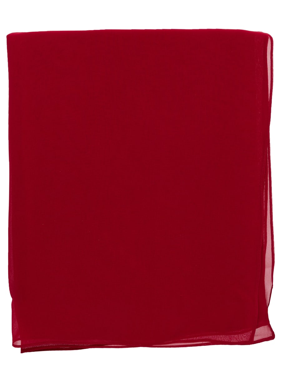 Max Mara Sciarpa foulard di seta rossa