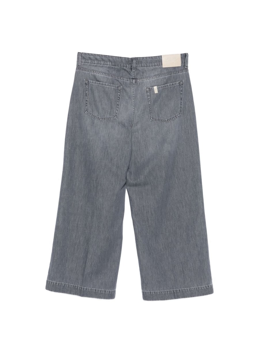 LIUJO Jeans grigio a gamba larga, view 3
