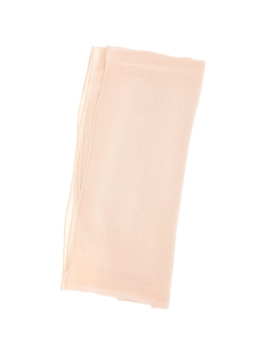 Max Mara Sciarpa leggera in seta rosa cipria, view 4