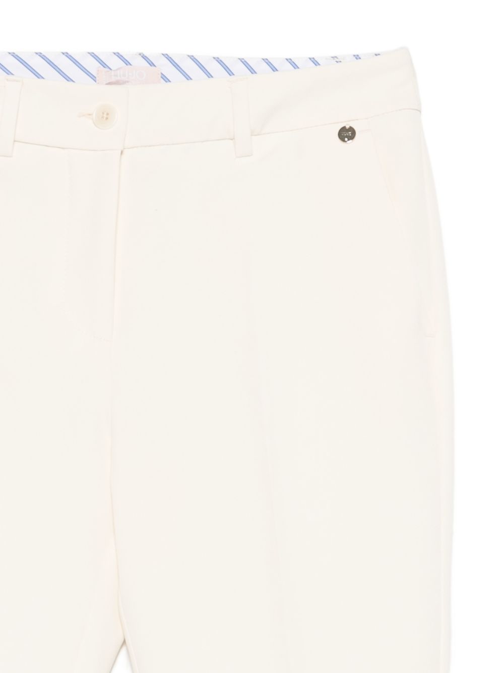 LIUJO Pantalone panna chiaro a sigaretta, view 2