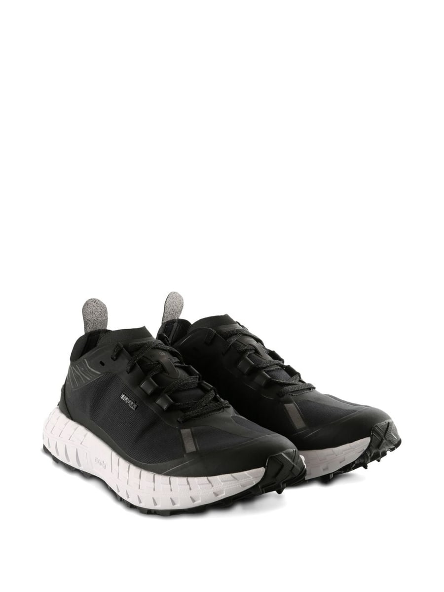 NORDA Sneakers Dyneema nere con suola bianca, view 2