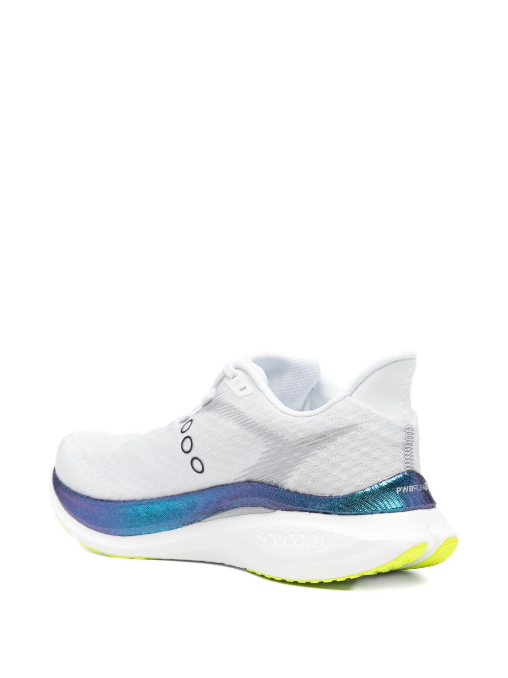 SAUCONY Sneakers Endorphin Speed bianche e celesti, view 2