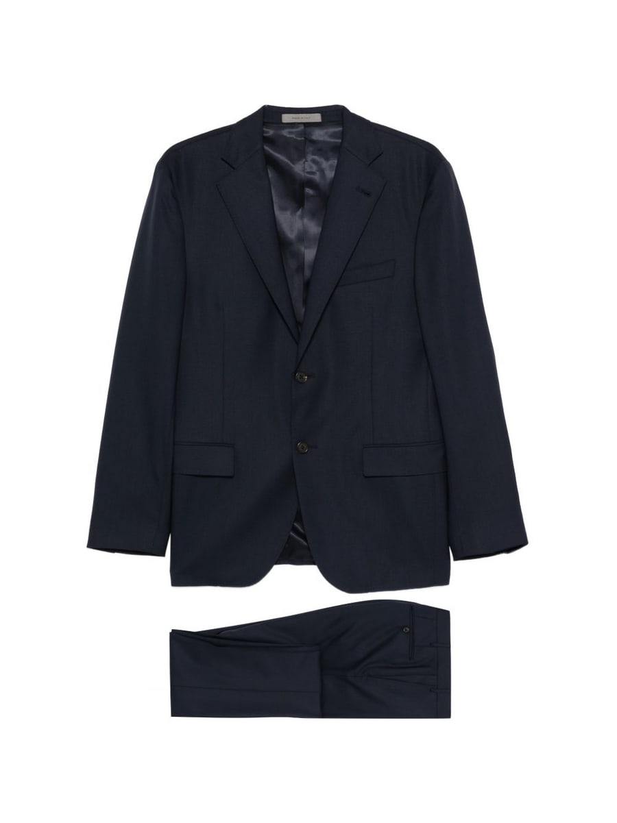 Corneliani Completo blu con giacca monopetto