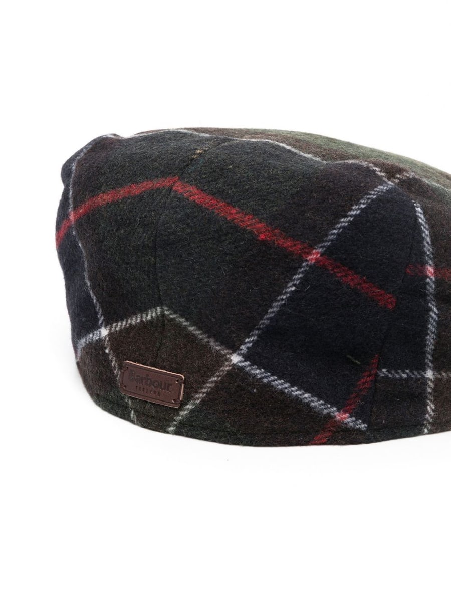 BARBOUR Cappello baker boy tartan, view 2