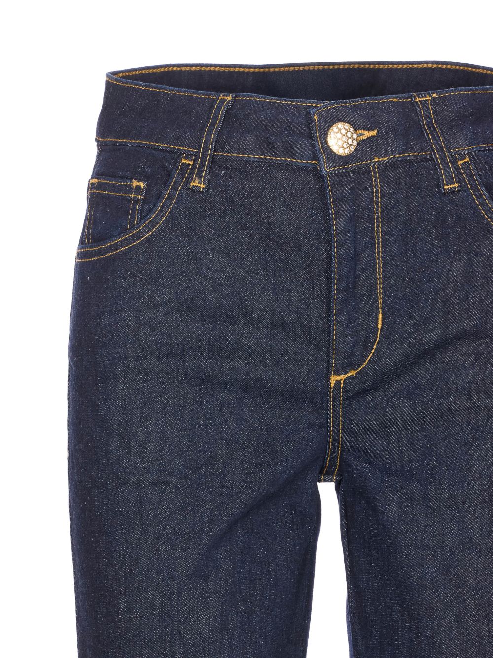LIUJO Jeans lunghi blu scuro a gamba dritta, view 2