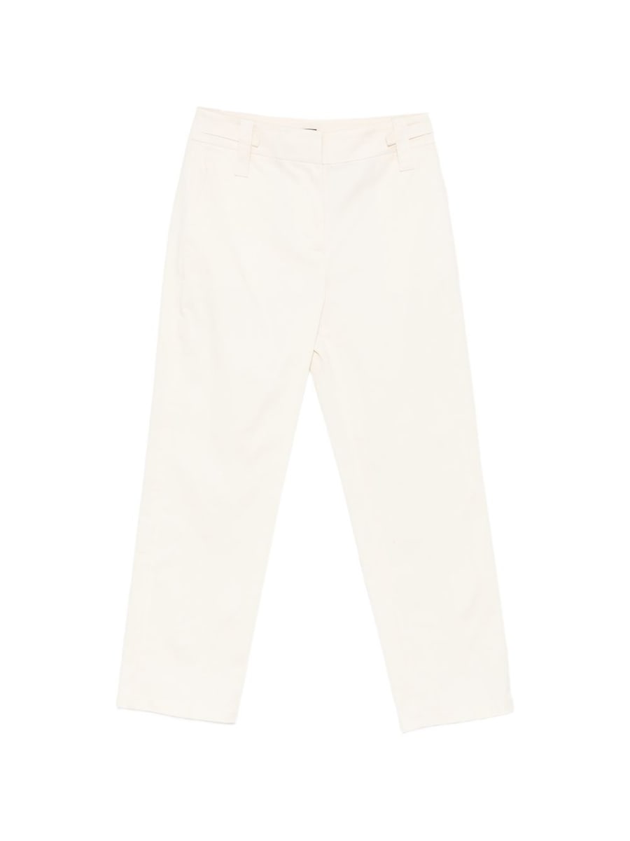 LIUJO Pantaloni bianchi in cotone