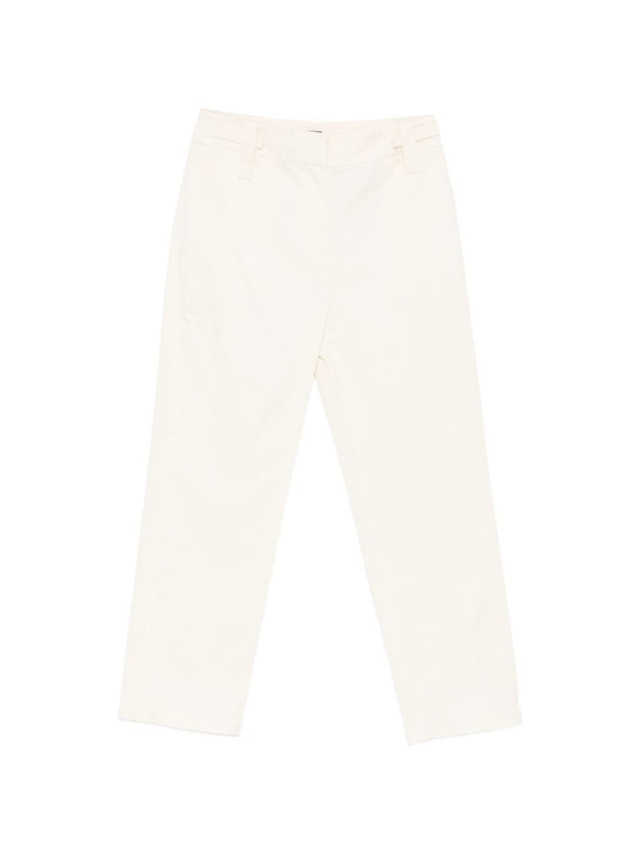 LIUJO Pantaloni bianchi in cotone, view 4