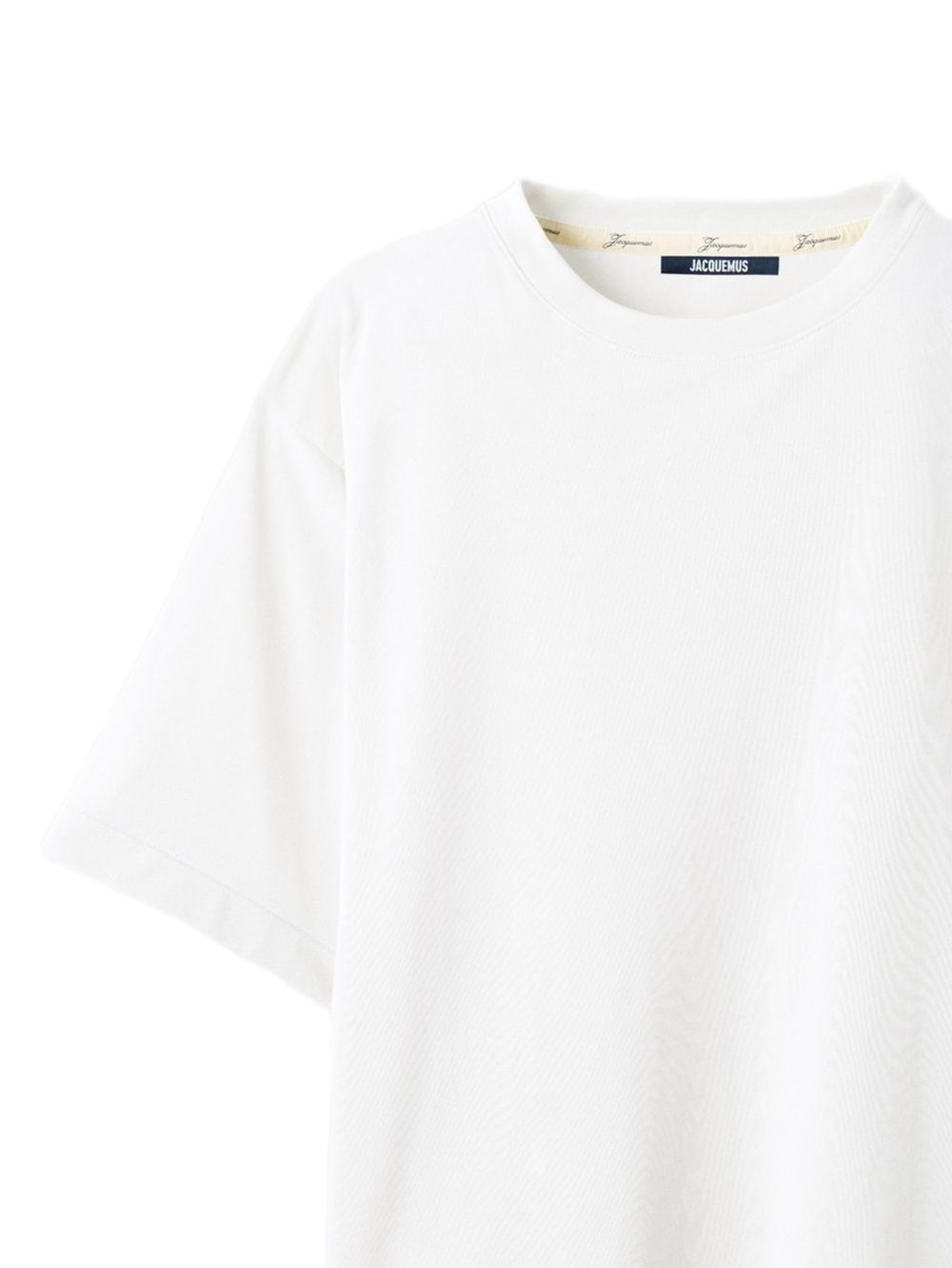Jacquemus T-shirt Ventadou in jersey effetto carta, view 2