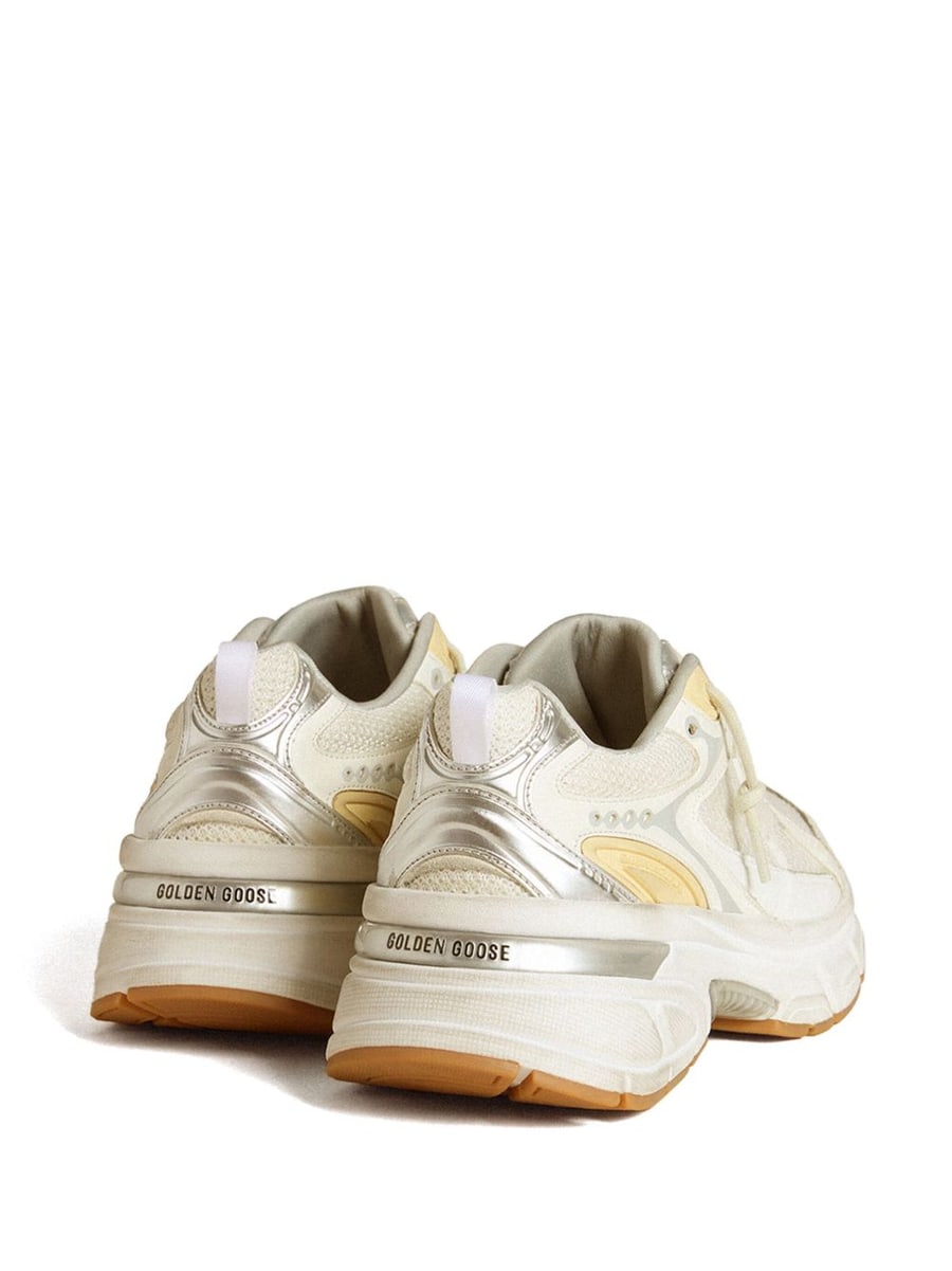 Golden Goose Sneakers 'Lightstar' bianche e gialle, view 2