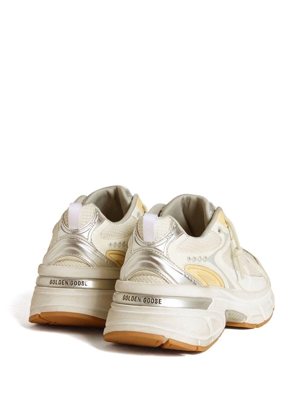 Golden Goose Sneakers 'Lightstar' bianche e gialle, view 2