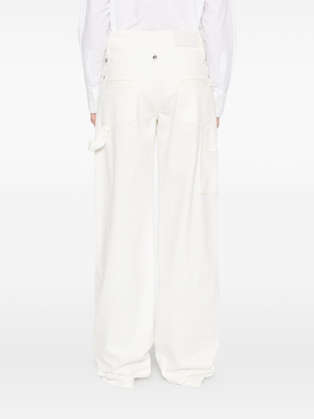 ERMANNO SCERVINO Jeans con decorazione occhielli, view 2