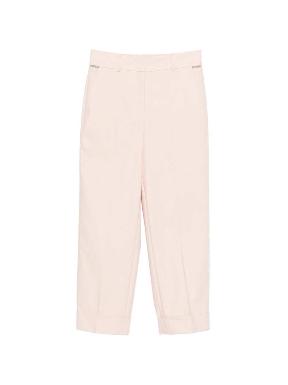 PESERICO Pantaloni rosa con pinces