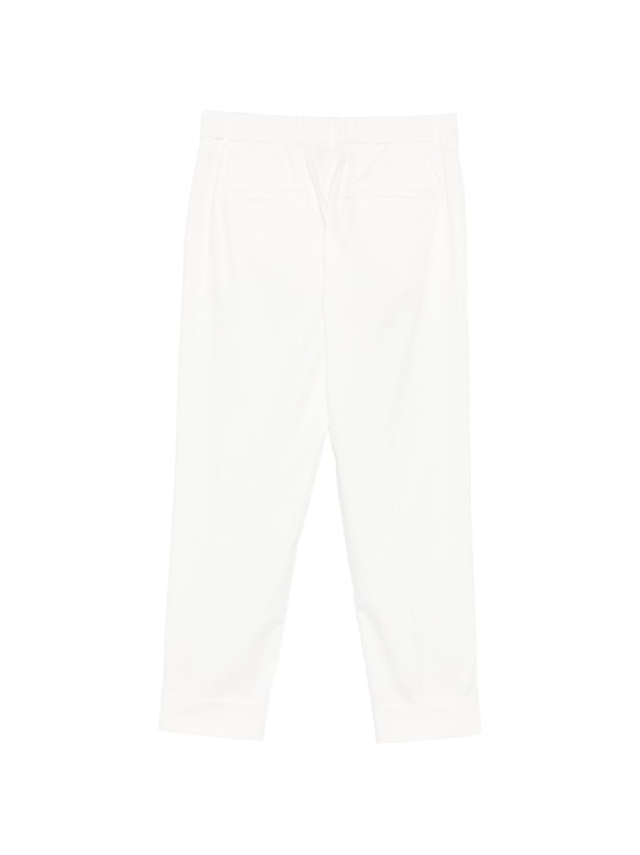 PESERICO Pantaloni bianchi con pinces, view 2