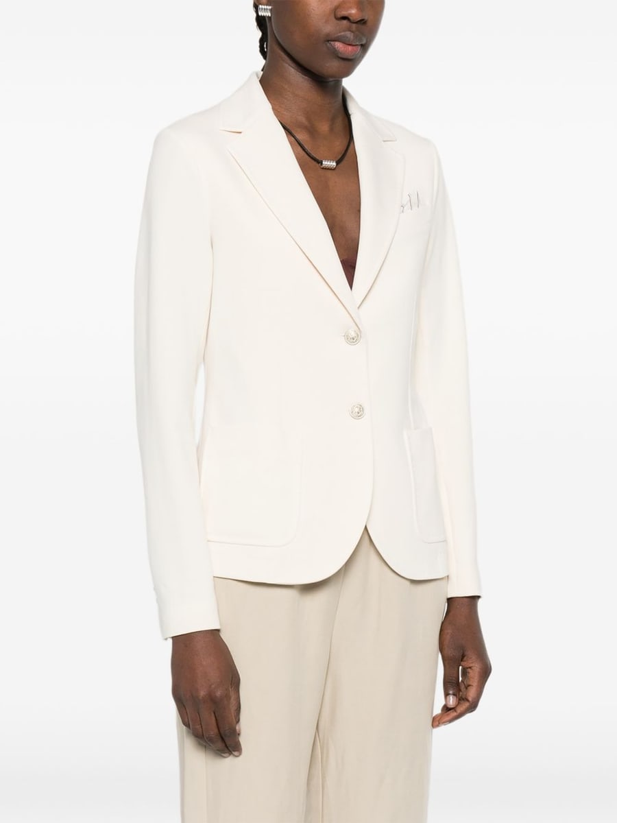 CIRCOLO 1901 Blazer bianco con tasche, view 4