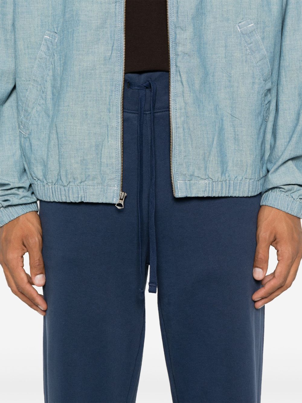 Polo Ralph Lauren Pantaloni in cotone blu navy con vita elasticizzata, view 2