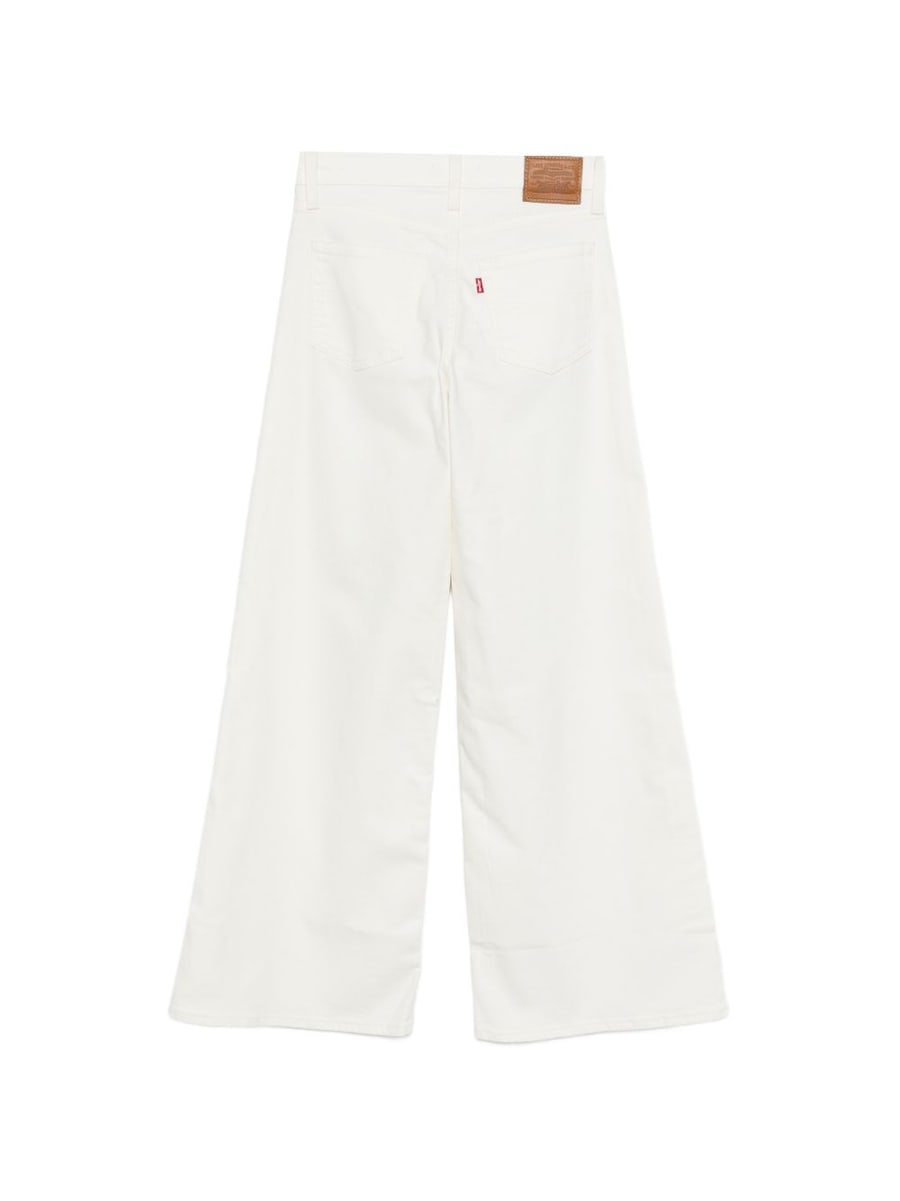 LEVIS Jeans 728 bianca a gamba larga, view 3