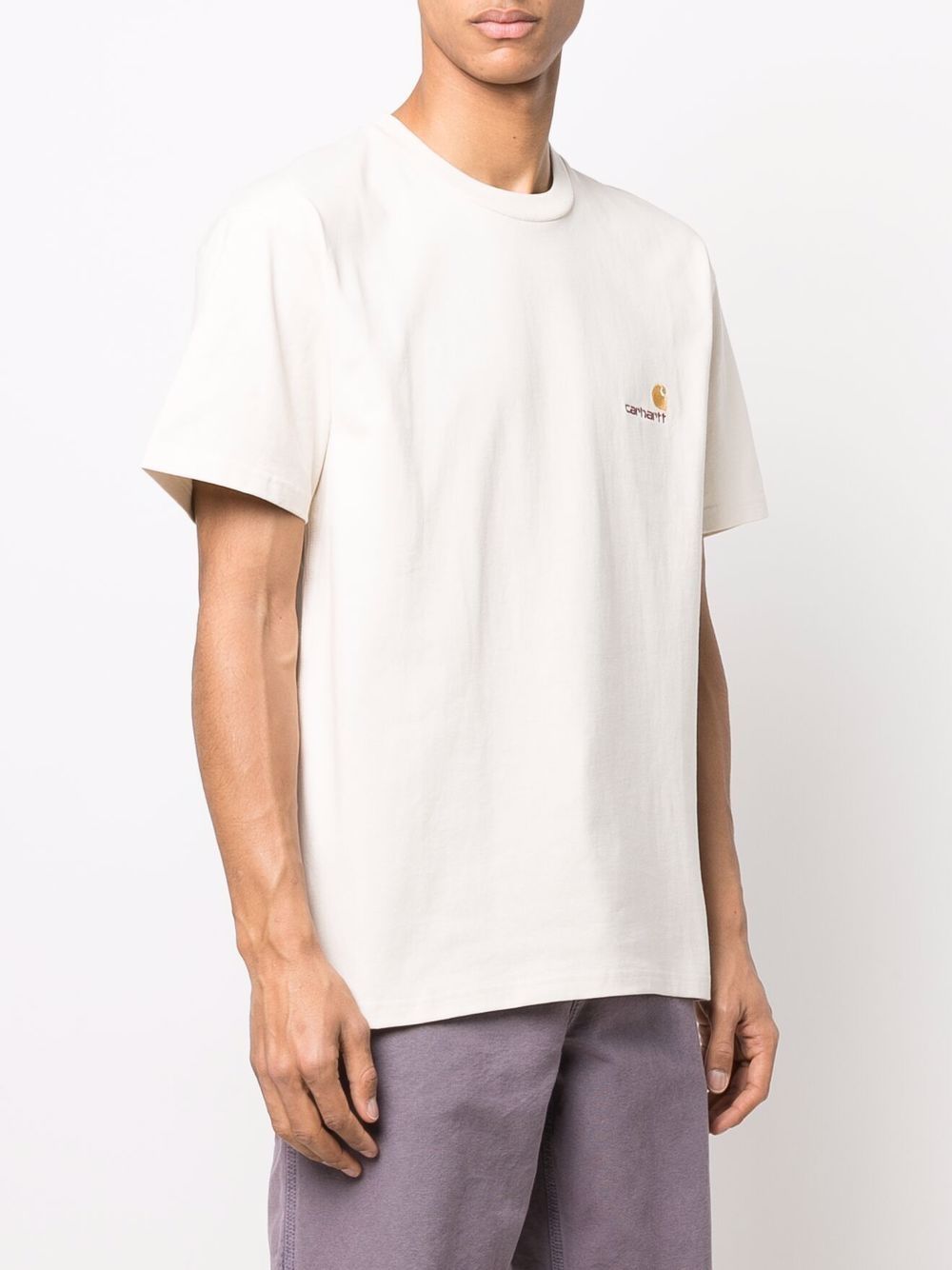 Carhartt WIP T-shirt S/S American Script naturale, view 2