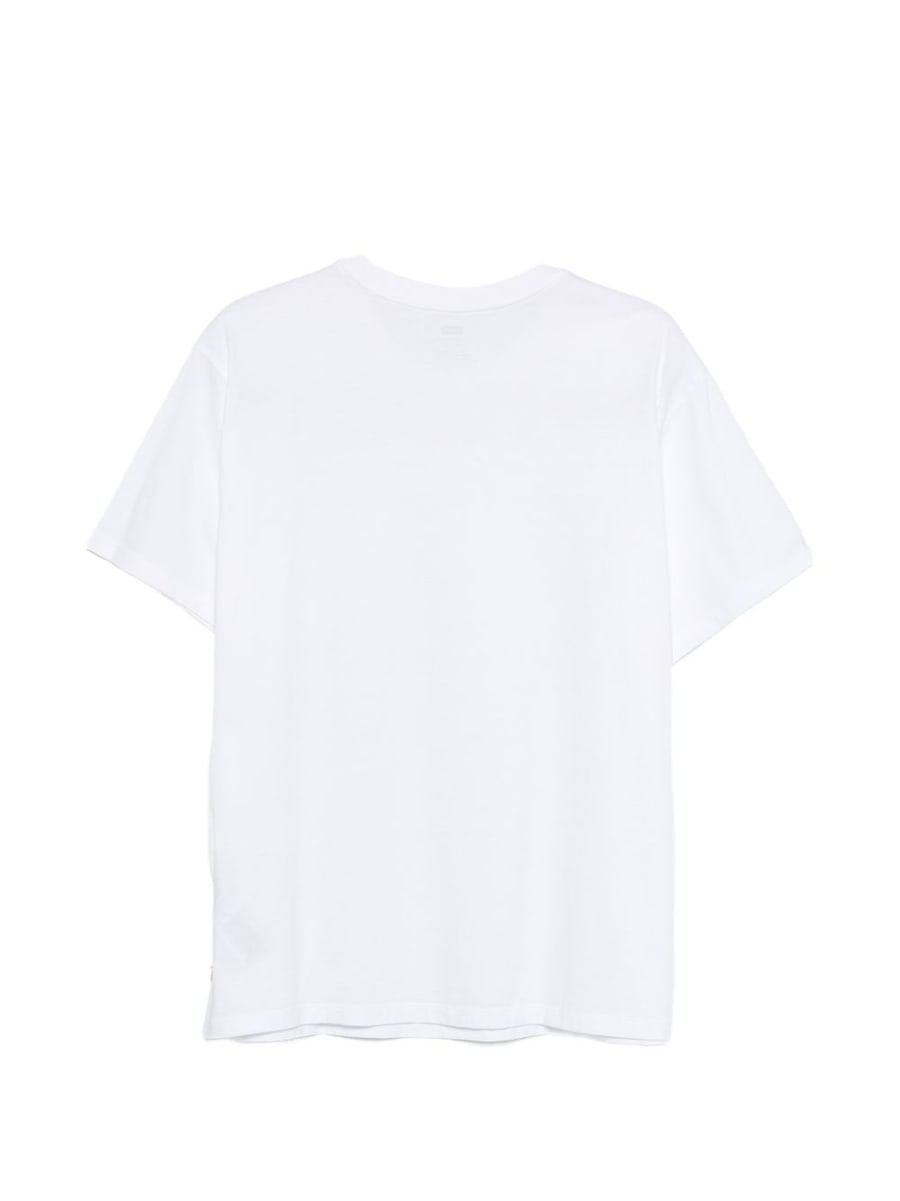 LEVIS T-shirt in cotone bianca, view 3